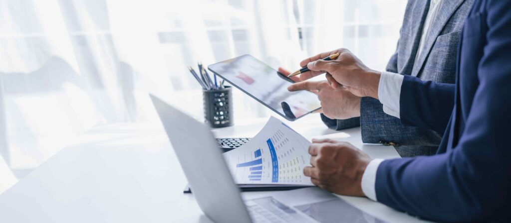business lawyer working with client business lawyer working with client