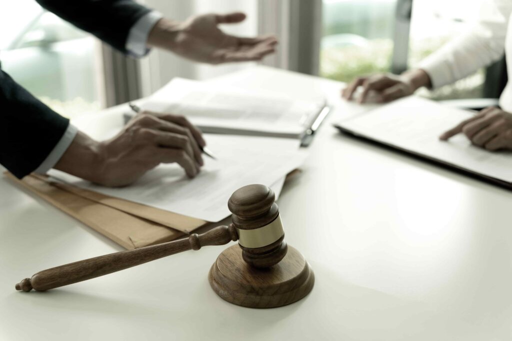 business lawyer discussing with client business lawyer discussing with client