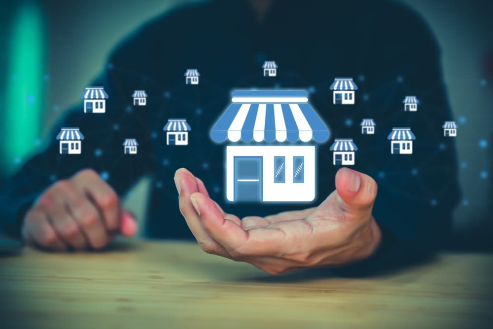 Franchise business using e-commerce, digital marketing, and data analytics to expand, manage websites, and grow sales and services.